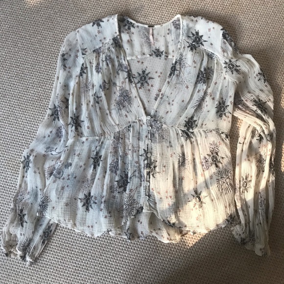 Boho Free People blouse - Picture 3 of 5